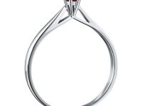 Помолвочное кольцо из белого золота с бриллиантом э4001кц12154300