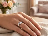 Классическое кольцо из серебра э0612кц06105300_white