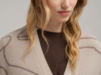 Легкий свободный кардиган с хлопком