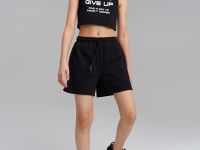 Комплект трикотажный для девочек: топ, шорты