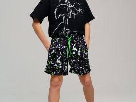 Шорты текстильные плавательные для мальчиков, длинные