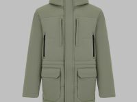 Утепленная куртка с капюшоном