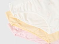 Трусы-слипы с принтом для девочек, 3 шт., Мультицвет