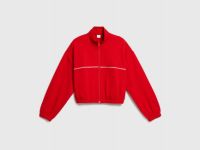 Толстовка с воротником-стойкой для девочек, Красный