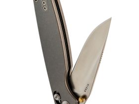 Складной нож Kizer Original 2, сталь S45VN, рукоять титан, серый