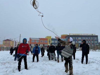 Команда Оленёкского улуса Якутии лидирует по итогам первого дня VI «Игр детей Арктики»