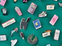 Значок эмалированный "J'adore"