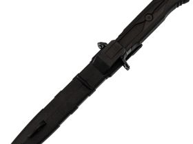 Тактический нож Mr.Blade Leshiy blackwash, сталь AUS-8, рукоять Black Elastron