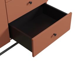 Тумба Шелби 158x88 Терракотовый