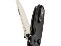 Складной нож Kizer Original 2, сталь 14C28N, рукоять алюминий, черный