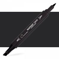Маркер спиртовой Сонет "TWIN Brush" Черный