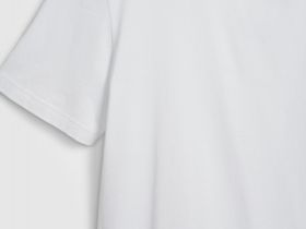 Футболка с V-образным вырезом, Белый