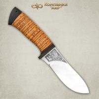 Нож разделочный "Гепард", рукоять береста, АиР