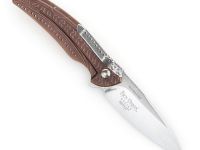 Складной нож CRKT Ripple Bronze, сталь Acuto 440, рукоять нержавеющая сталь 420J2