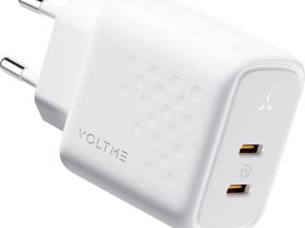 Сетевое зарядное устройство VOLTME Revo 45CC Duo, 2xUSB-C, 45Вт белый