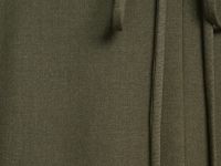 Прямые брюки с эластичным поясом, Зеленый