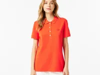 Женское поло Lacoste приталенного кроя из эластичного хлопка