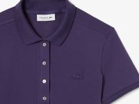 Женское поло Lacoste приталенного кроя из эластичного хлопка