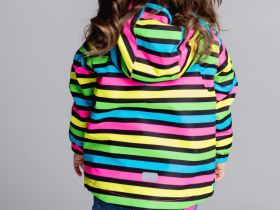 Куртка детская текстильная с полиуретановым покрытием для девочек (ветровка)