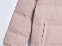 Пуховик с воротником-стойкой