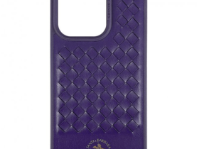 Чехол-накладка Santa Barbara Ravel для iPhone 14 Pro Max натуральная кожа (фиолетовый)