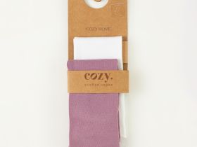 Носки Жаклин, сирень/белые