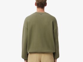 Мужская флисовая толстовка Lacoste свободного кроя