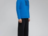 Толстовка-поло с накладным карманом