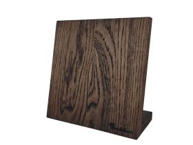 Подставка для ножей магнитная Woodinhome KS002LSOB, дуб, коричневый