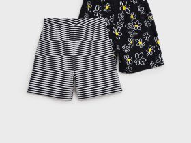Шорты трикотажные для девочек, 2 шт в комплекте