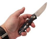 Складной нож SRM Medal 255l-GQ2, сталь 140Cr Laminated, рукоять Damascus G10