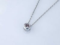 Классическая подвеска из серебра с гранатом э0606пд04176000