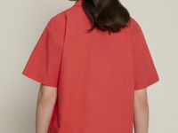 Блузка из хлопка с коротким рукавом