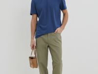 Футболка из хлопка прямого силуэта