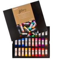 Набор сухой пастели Mungyo "Handmade soft pastel" 30 цв круглая ручной работы, мягкая