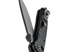 Складной нож Daggerr Dropet All Black DL, сталь 8Cr14MoV, рукоять термопластик FRN, черный