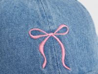 Джинсовая бейсболка для девочек, Голубой