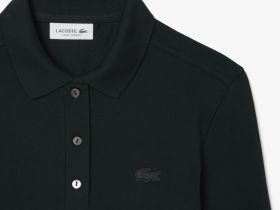 Женская рубашка-поло Lacoste с длинным рукавом