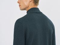 Базовый джемпер с воротником-стойкой, Серый