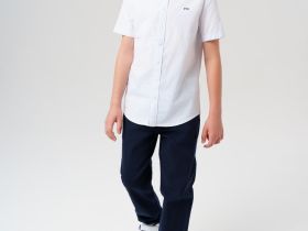 Сорочка текстильная для мальчиков (slim fit)