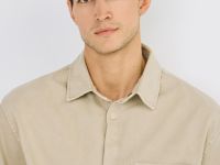 Куртка-рубашка из твила, Бежевый