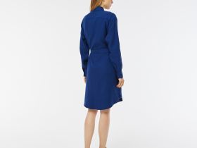 Платье Lacoste стандартного кроя с длинными рукавами и поясом