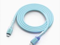 Кабель Red Line pro Shimmer USB-C / Apple Lightning 1 м Зелёный