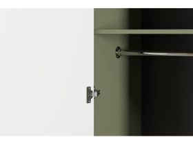 Распашной шкаф Трейвис 1-48x205 Оливковый