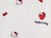 Молочный свитер с вышивкой Hello Kitty для девочки Глория Джинс