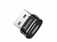 Адаптер Hoco UA6 USB 2.0/Type-C (черный)