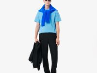 Мужская хлопковая футболка Lacoste с коротким рукавом