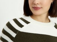 Джемпер прямого силуэта с шерстью