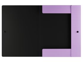 Папка на кнопке Berlingo "Instinct" А4, пластик, 600 мкм, лаванда