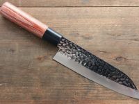 Нож шефа Сантоку Kanetsune, сталь DSR1K6, рукоять pakka wood